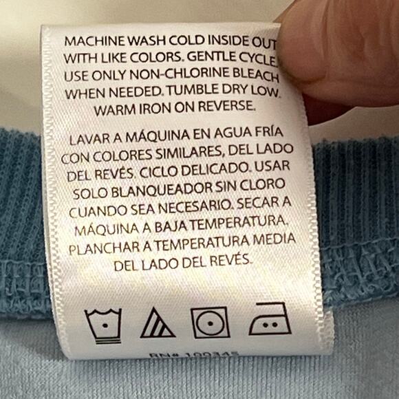 Serra Sky Blue Velour Set Top & Pants Women's Medium Pajamas Athletic Sweats - Picture 5 of 16